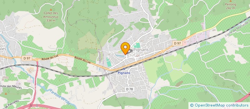 localisation de l'entreprise SCI DU 39 RUE DE PARIS  PIGNANS