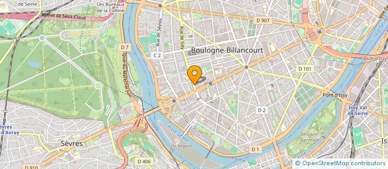 localisation de l'entreprise SCI DU 39 RUE NATIONALE à BOULOGNE-BILLANCOURT