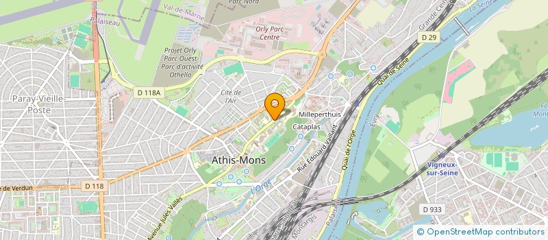 localisation de l'entreprise SCI DU 39 RUE ROBERT SCHUMANN à ATHIS-MONS