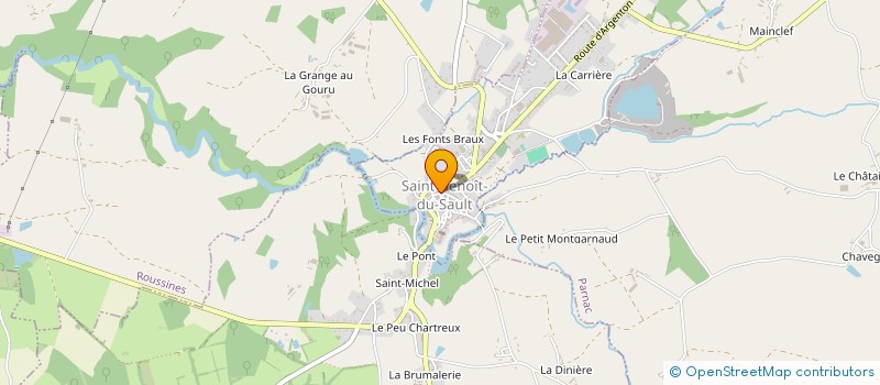 localisation de l'entreprise SCI DU 4 à SAINT-BENOIT-DU-SAULT