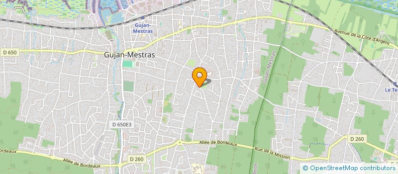 localisation de l'entreprise SCI DU 4 ALLEE DES CORSAIRES  GUJAN-MESTRAS