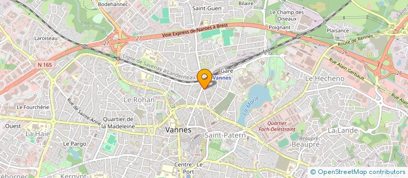 localisation de l'entreprise SCI DU 4 AOUT VANNES à VANNES