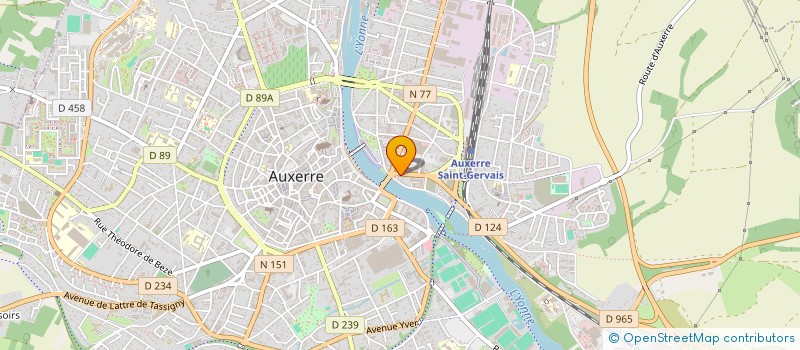 localisation de l'entreprise SCI DU 4 AVENUE GAMBETTA à AUXERRE