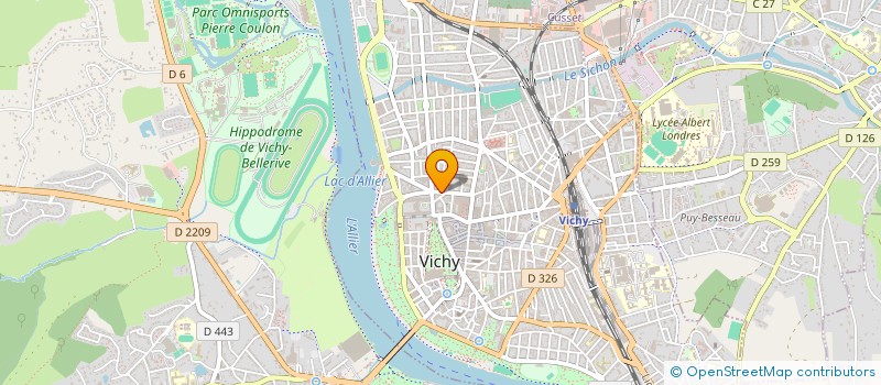 localisation de l'entreprise SCI DU 4 AVENUE VICTORIA à VICHY