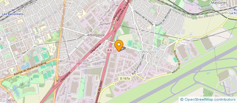 localisation de l'entreprise SCI DU 4 BOULEVARD ARAGO à RUNGIS