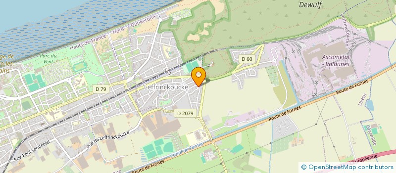 localisation de l'entreprise SCI DU 4 BOULEVARD VAUBAN  LEFFRINCKOUCKE