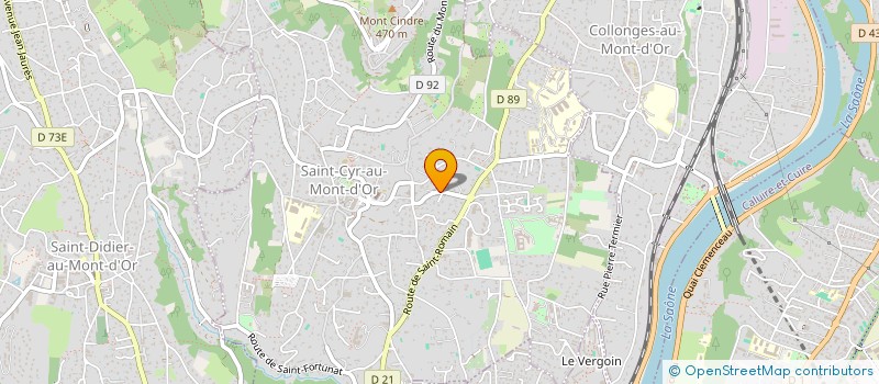 localisation de l'entreprise SCI DU 4 JUILLET  SAINT CYR AU MONT D OR