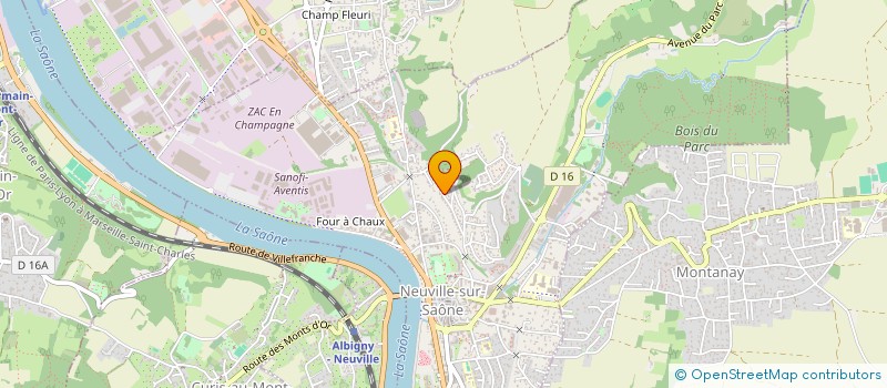 localisation de l'entreprise SCI DU 4 JUIN  NEUVILLE-SUR-SAONE