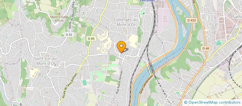 localisation de l'entreprise SCI DU 4 NOVEMBRE  COLLONGES-AU-MONT-D'OR