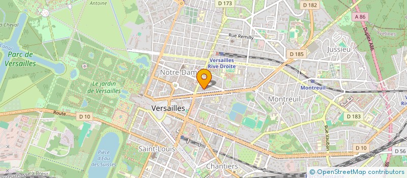localisation de l'entreprise SCI DU 4 PASSAGE SALADIN à VERSAILLES