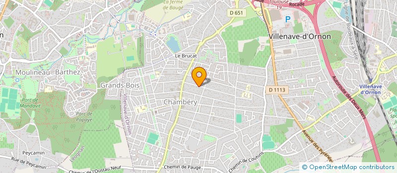 localisation de l'entreprise SCI DU 4 PLACE STE EULALIE à VILLENAVE-D'ORNON