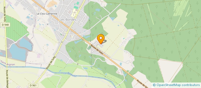 localisation de l'entreprise SCI DU 4 QUAI DE CHATILLON à BONNEE