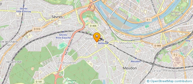localisation de l'entreprise SCI DU 4 R DE LA TOUR A MEUDON-BELLEVUE à MEUDON