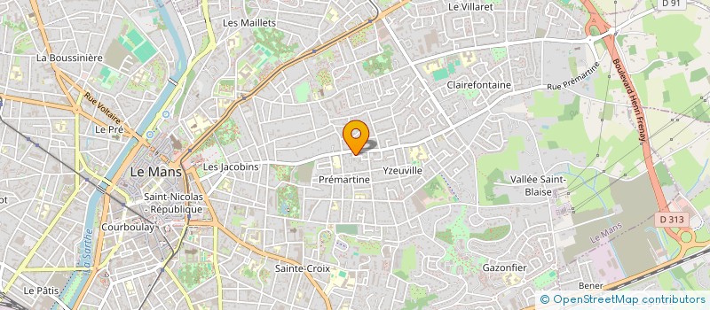 localisation de l'entreprise SCI DU 4 R PORT ROYAL  LE MANS