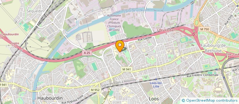 localisation de l'entreprise SCI DU 4 RUE AMPERE  LOOS