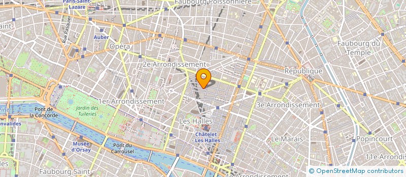 localisation de l'entreprise SCI DU 4 RUE BACHAUMONT  PARIS