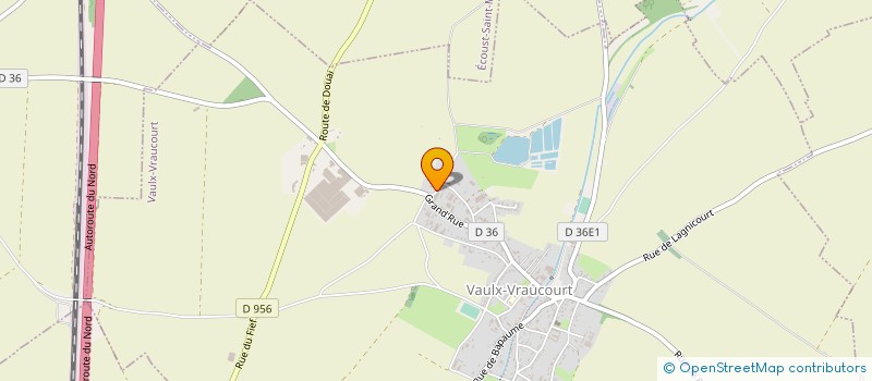 localisation de l'entreprise SCI DU 4 RUE D'ARRAS  VAULX-VRAUCOURT