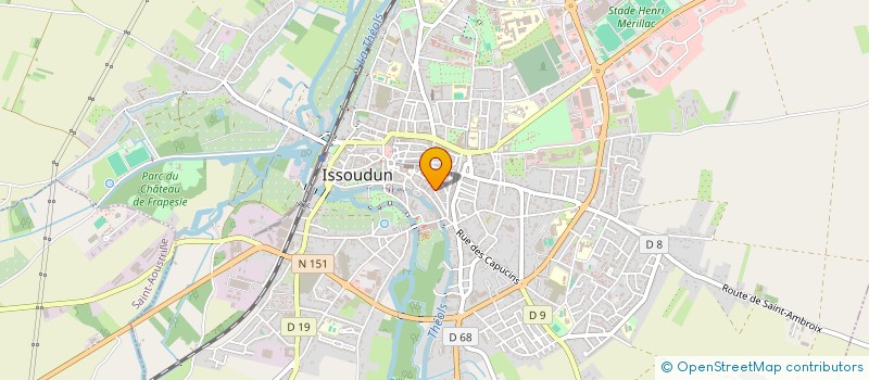 localisation de l'entreprise SCI DU 4 RUE DARIDAN à ISSOUDUN