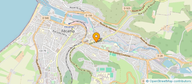 localisation de l'entreprise SCI DU 4 RUE DE LA SAVONNERIE  FECAMP