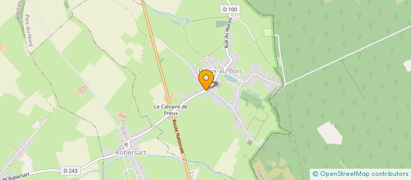 localisation de l'entreprise SCI DU 4 RUE DE ROBERSART  PREUX-AU-BOIS