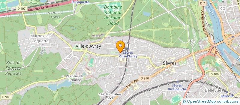 localisation de l'entreprise SCI DU 4 RUE DES ECOUFFES à SEVRES