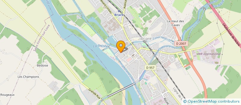 localisation de l'entreprise SCI DU 4 RUE DES GRANDES ALLEES à BRIARE