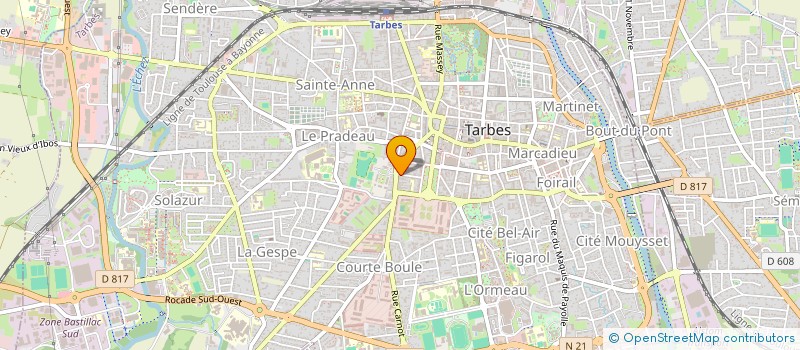 localisation de l'entreprise SCI DU 4 RUE DES HARAS  TARBES