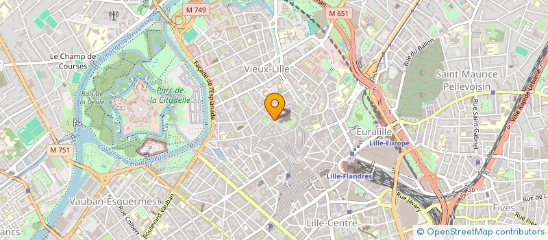 localisation de l'entreprise SCI DU 4 RUE DES TROIS MOLETTES  VALENCIENNES