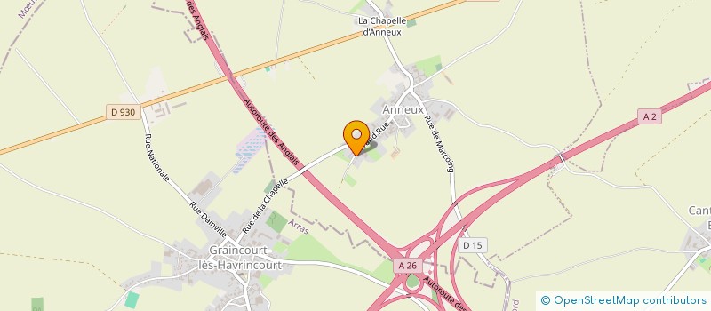 localisation de l'entreprise SCI DU 4 RUE DU CHEMINET  CAMBRAI