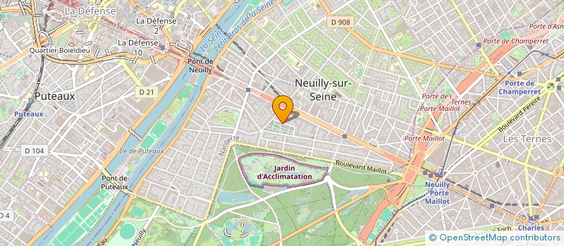 localisation de l'entreprise SCI DU 4 RUE DU COMMANDANT LOUIS BOUCHET à NEUILLY-SUR-SEINE