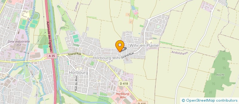 localisation de l'entreprise SCI DU 4 RUE DU DOCTEUR BETZ  HORBOURG-WIHR