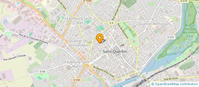 localisation de l'entreprise SCI DU 4 RUE DU GOUVERNEMENT  SAINT-QUENTIN