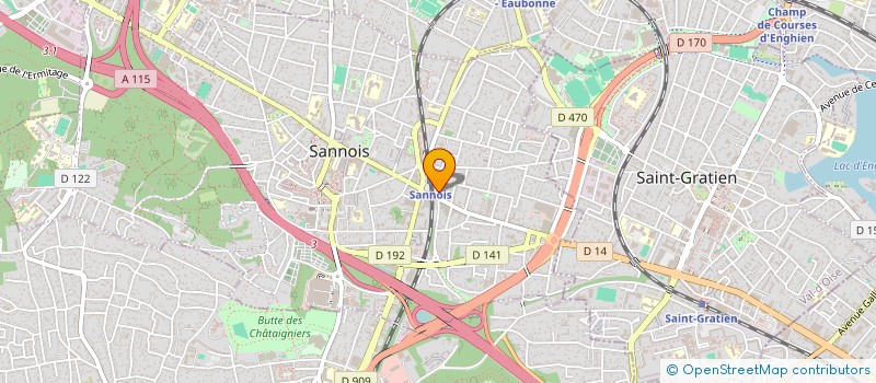 localisation de l'entreprise SCI DU 4 RUE DU MAL FOCH  SANNOIS