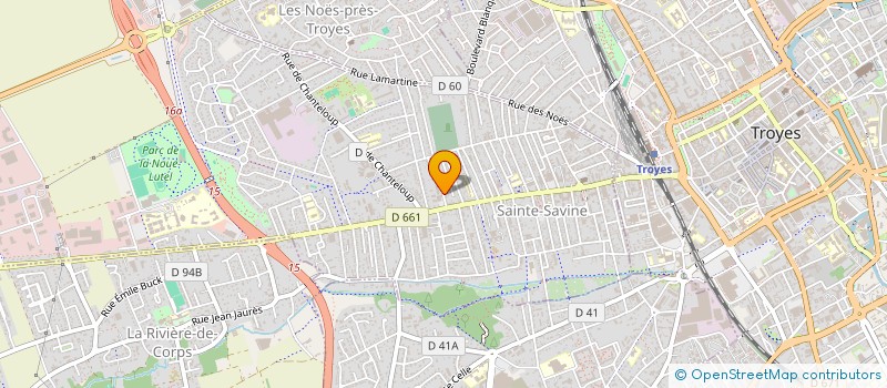 localisation de l'entreprise SCI DU 4 RUE EUGENE LAROCHE  SAINTE-SAVINE