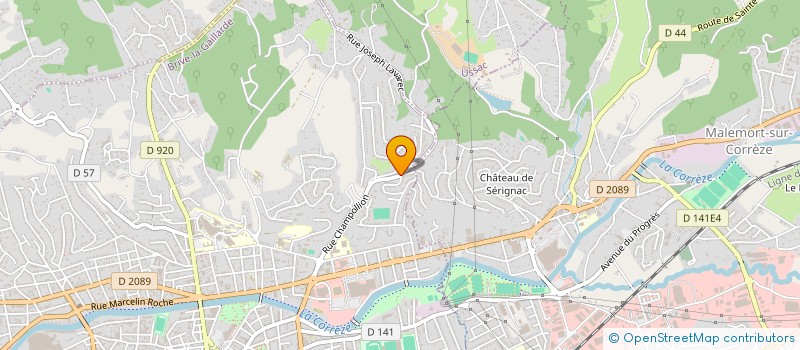 localisation de l'entreprise SCI DU 4 RUE GAMBETTA  BRIVE-LA-GAILLARDE