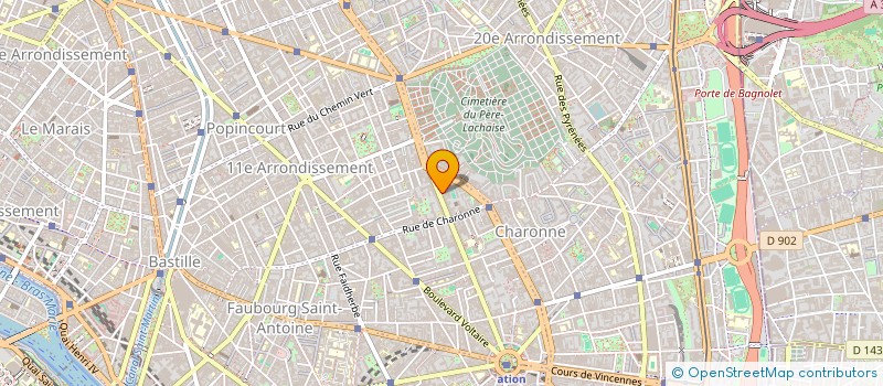 localisation de l'entreprise SCI DU 4 RUE GRENETA  PARIS