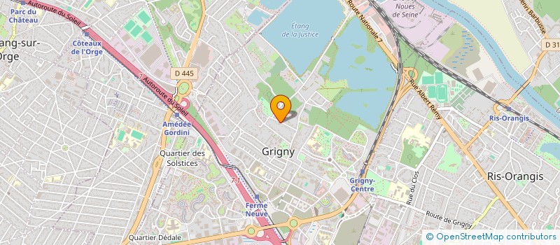 localisation de l'entreprise SCI DU 4 RUE GUSTAVE RAVANNE  GRIGNY