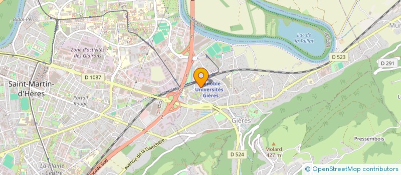 localisation de l'entreprise SCI DU 4 RUE HENRI DAVID A DOMENE II  GIERES