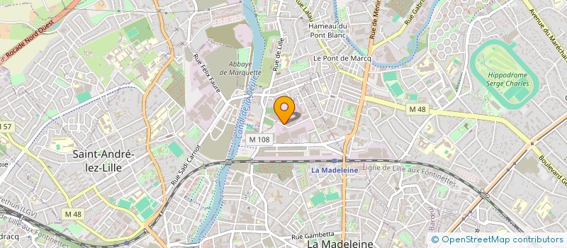 localisation de l'entreprise SCI DU 4 RUE LAVOISIER à LA MADELEINE