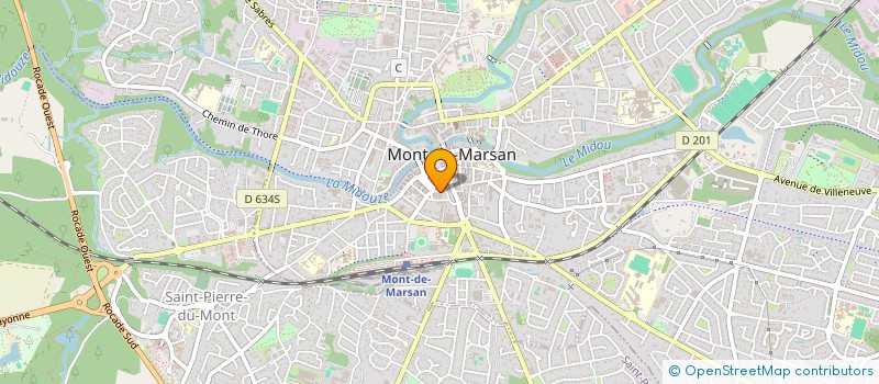 localisation de l'entreprise SCI DU 4 RUE MONTLUC à MONT-DE-MARSAN