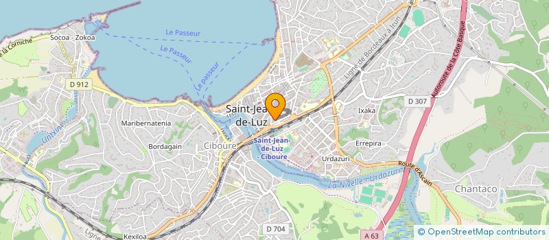 localisation de l'entreprise SCI DU 4 RUE ONDI COLA à SAINT-JEAN-DE-LUZ
