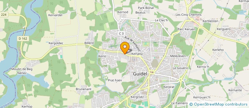 localisation de l'entreprise SCI DU 4 RUE PAUL GUYESSE  GUIDEL