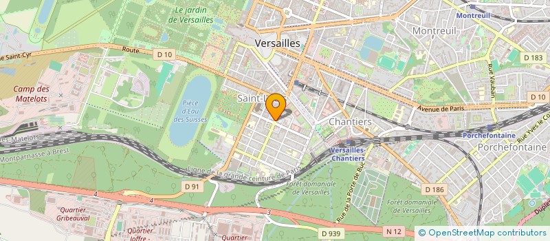 localisation de l'entreprise SCI DU 4 RUE SAINTE FAMILLE à VERSAILLES