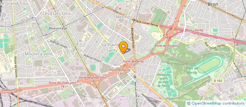 localisation de l'entreprise SCI DU 4 RUE THENARD  LYON