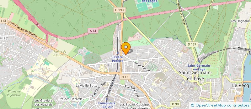 localisation de l'entreprise SCI DU 4 RUE THIERS  SAINT-GERMAIN-EN-LAYE