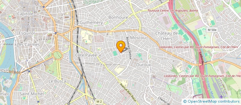 localisation de l'entreprise SCI DU 40 AV DE CASTRES à TOULOUSE
