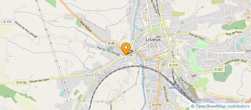 localisation de l'entreprise SCI DU 40 AV DU 6 JUIN à LISIEUX
