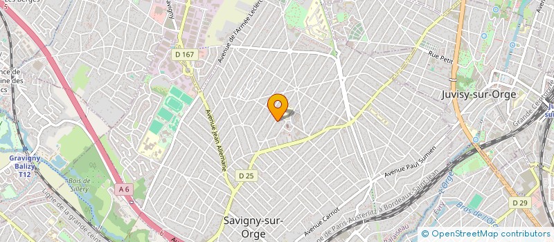 localisation de l'entreprise SCI DU 40 AVENUE DE LA REPUBLIQUE à SAVIGNY-SUR-ORGE