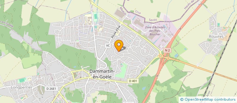 localisation de l'entreprise SCI DU 40 AVENUE DU DRAP D'OR  DAMMARTIN-EN-GOELE
