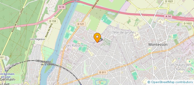 localisation de l'entreprise SCI DU 40 CHE DU TOUR DES BOIS  CHATOU